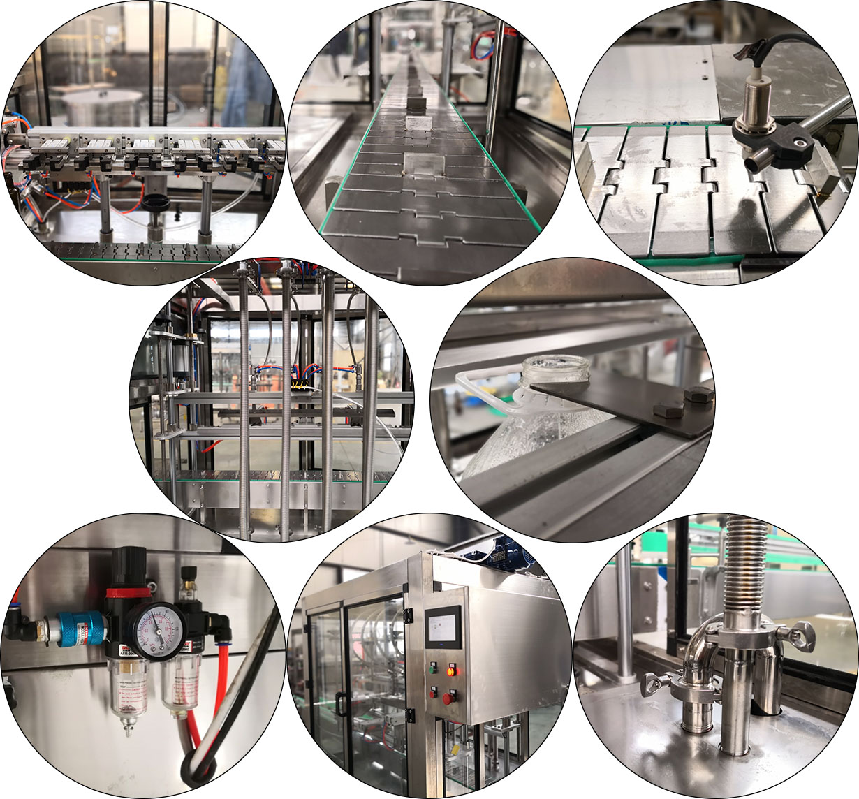 Best price 5-100ml pneumatic bottled engine oil filling machine