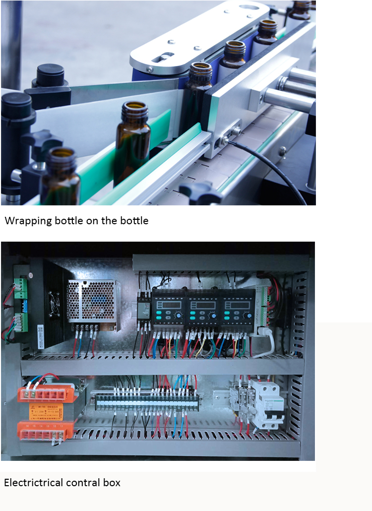 Automatic Round Bottle Wrap Labeler