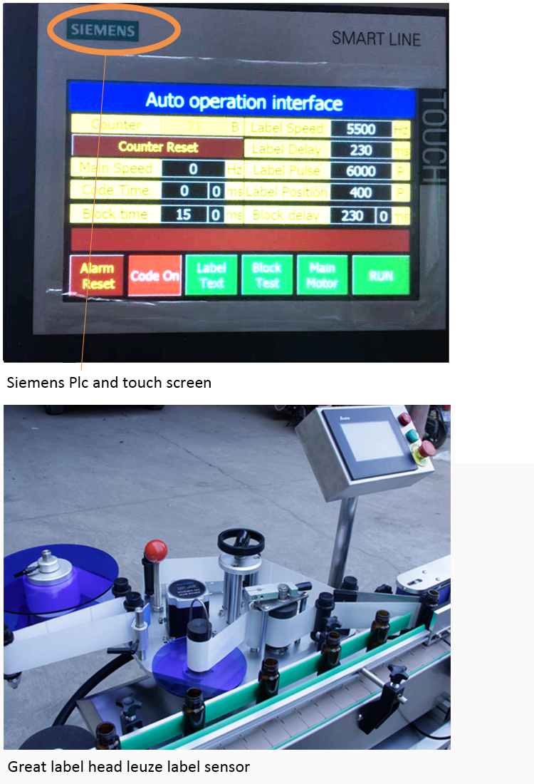 Automatic Round Bottle Wrap Labeler