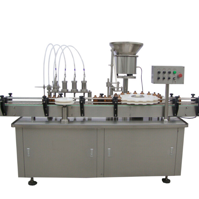 Essential Oil Filling Cap Screwing Equipment 10-100ml E liquid E juice Filling Capping Machine