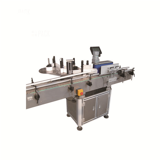 Automatic sticker bottle carton top surface labeling machine