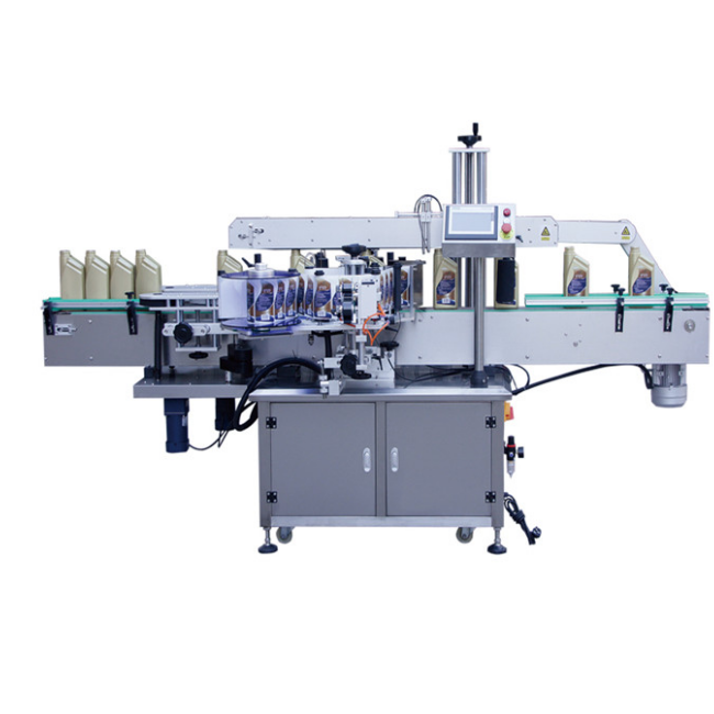 Hot sale auto paper pasting adhesive label bottle labeling machine