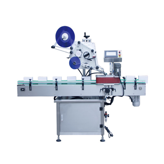 Vertical type automatic round container labeling machine